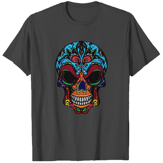 dead skull with floral T Shirts
