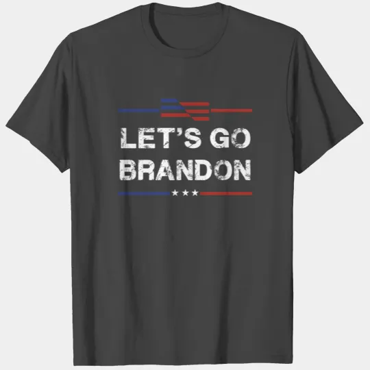 Let s Go Brandon Conservative Anti Liberal US Flag T Shirts