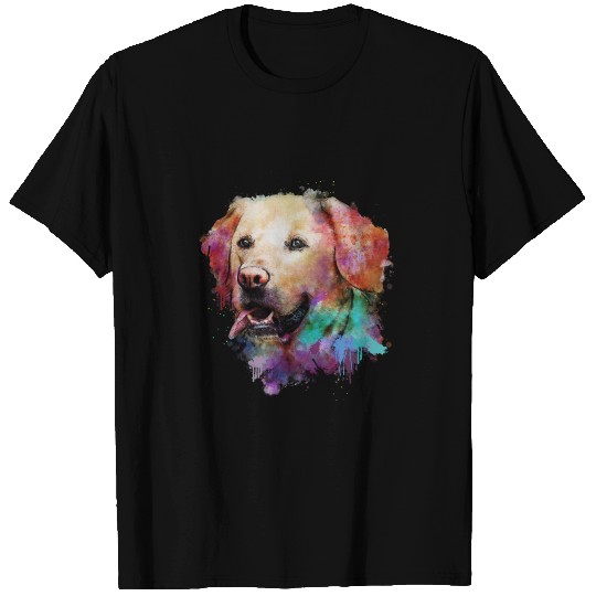 Splash Art Labrador Retriever Lab Gift Men Women T Shirts