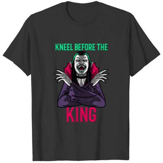 Kneel Before the King Dracula T-shirt