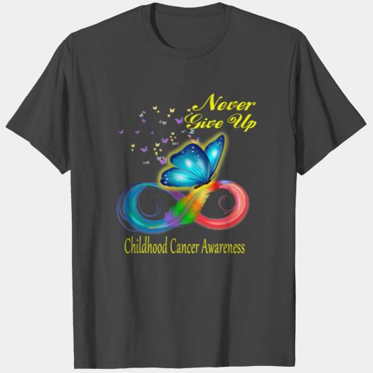 Butterfly Childhood Cancer Awareness T Shirts