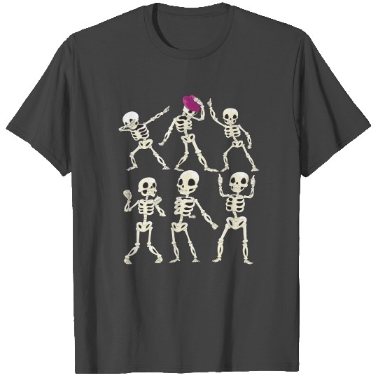 Halloween Dancing Skeleton T Shirts