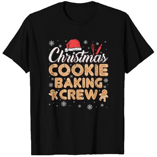 Gingerbread Christmas Cookie Baking Crew T Shirts