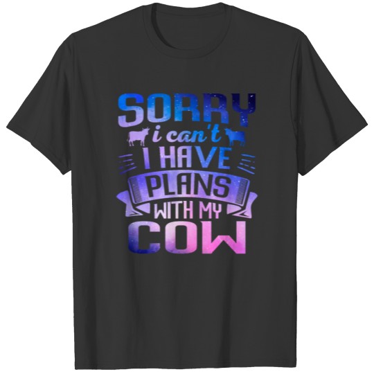 Cute Galaxy Cow Cow Galaxy Space Cows Farming T Shirts
