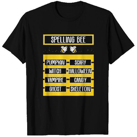 Spelling Bee Pun Halloween Costume Teachers T Shirts
