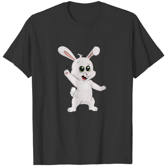 Waving Bunny T Shirts