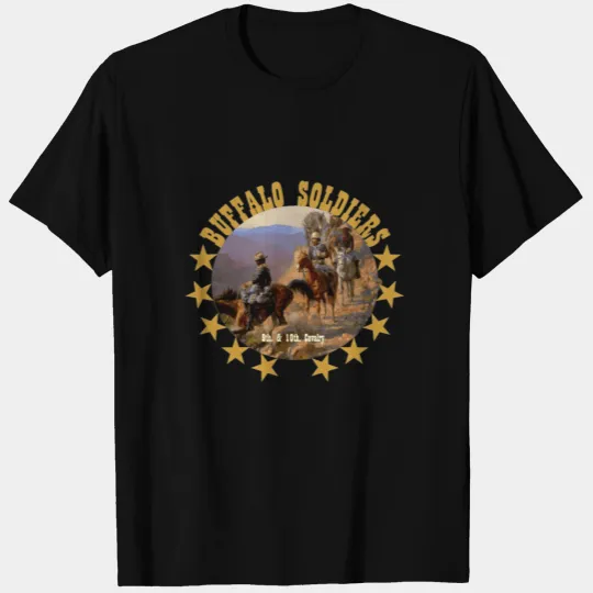 Buffalo Soldiers Tribute 9Th 10Th Cavalry African T Shirts