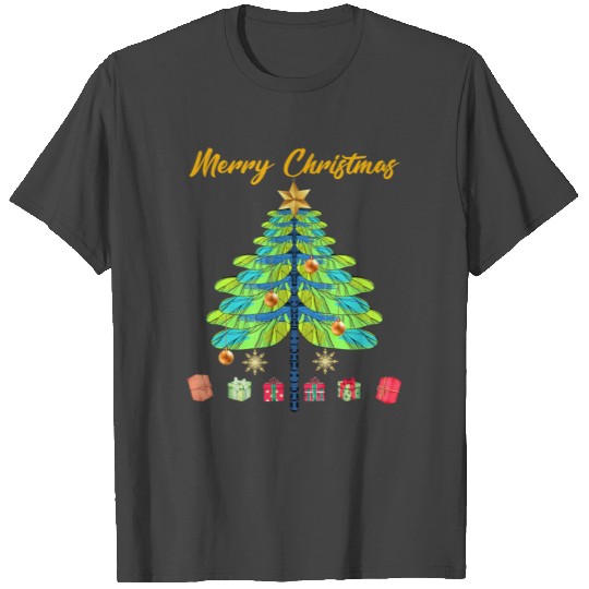 Dragonfly Christmas Tree T Shirts