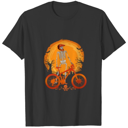 Funny Halloween Don’t Touch My Bike Mountain T-shirt