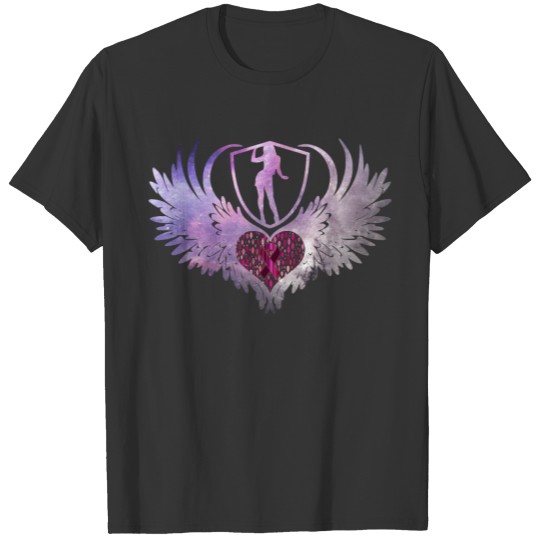 Cancer Awareness Angel Wings #6 T-shirt