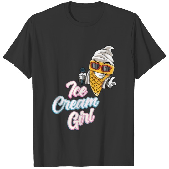 Ice Cream Cool Summer Vacation Sun Glasses T Shirts