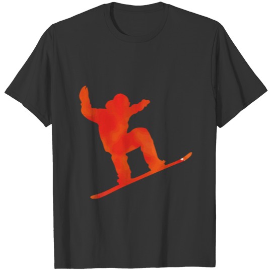 Skiing T Shirt Down Hill Ski Tee T-shirt