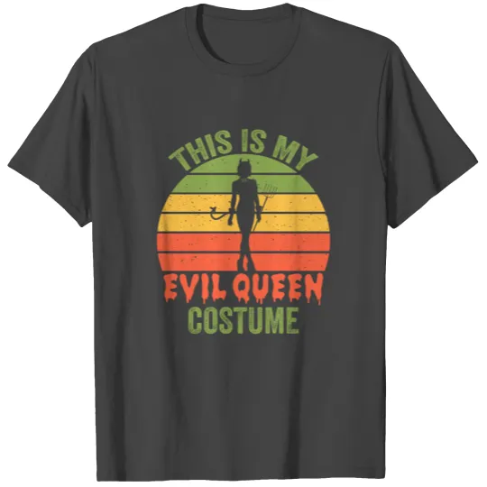 This Is My Evil Queen Costume Horror Halloween T Shirts