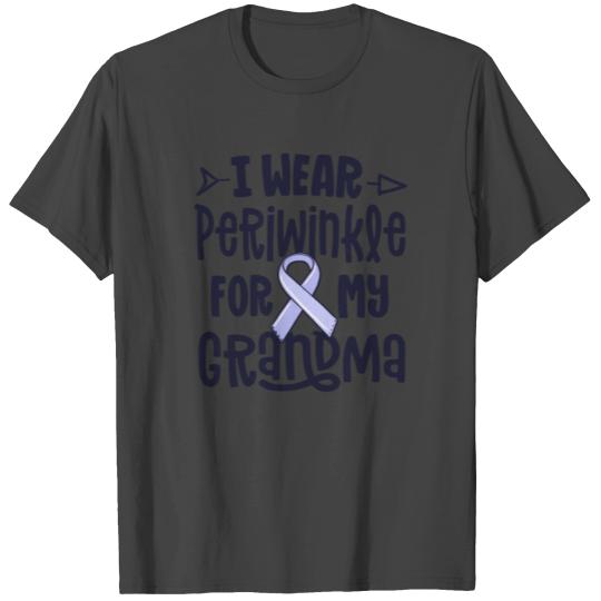 I Wear Periwinkle For My Grandma Stomach Cancer T Shirts