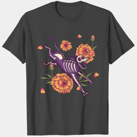 Dead of the Dead Sugar Skull Dog T Shirts
