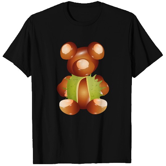 funny teddy bear made from chestnuts T Shirts