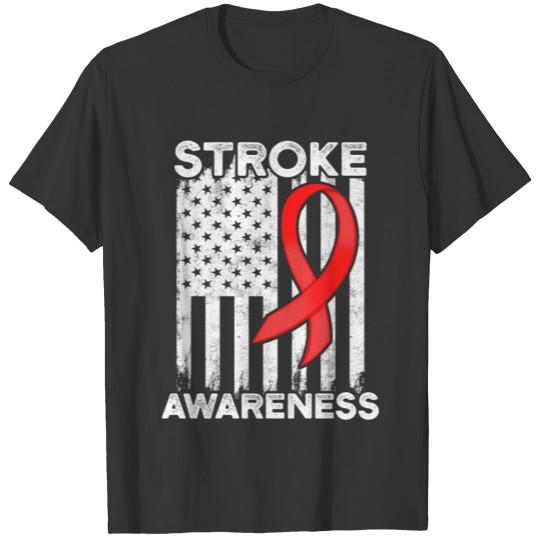 Stroke Awareness Survivor Therapy Care Strong T-shirt