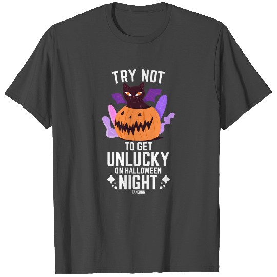 Halloween bat pumpkin party T Shirts