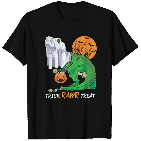 Trick Rawr Treat Dinosaur Trex Boys Toddler Hallow T Shirts