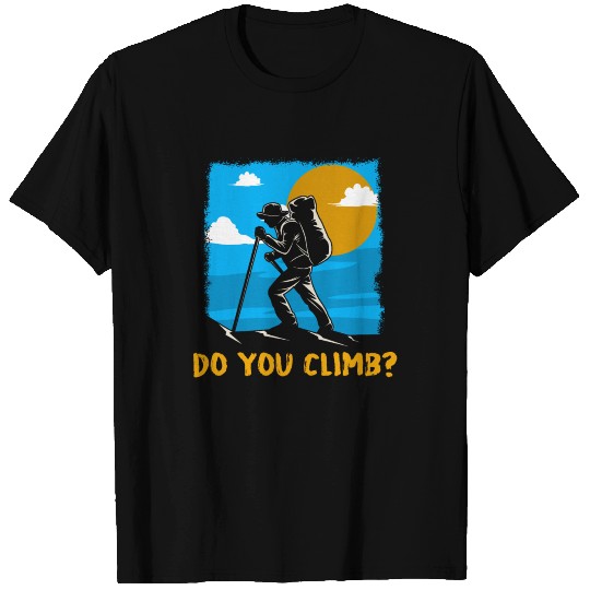 Rock Climbing Climber T Shirts