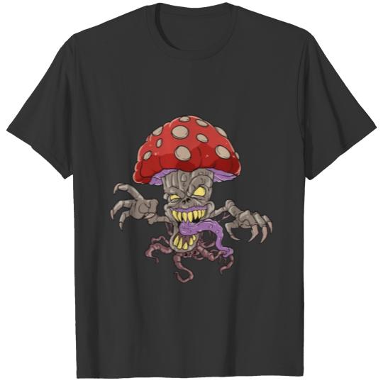 Horror Evil Mushroom T-shirt