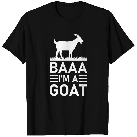 Baaa I'm a Goat Funny Halloween Party Animal T Shirts