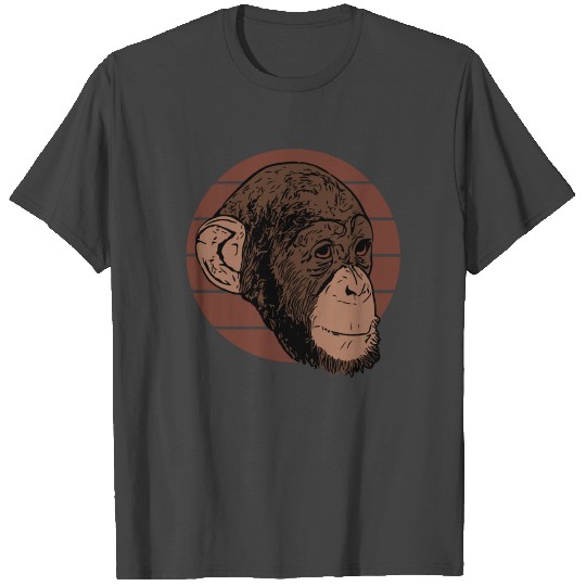 monkey chimpanzee T Shirts