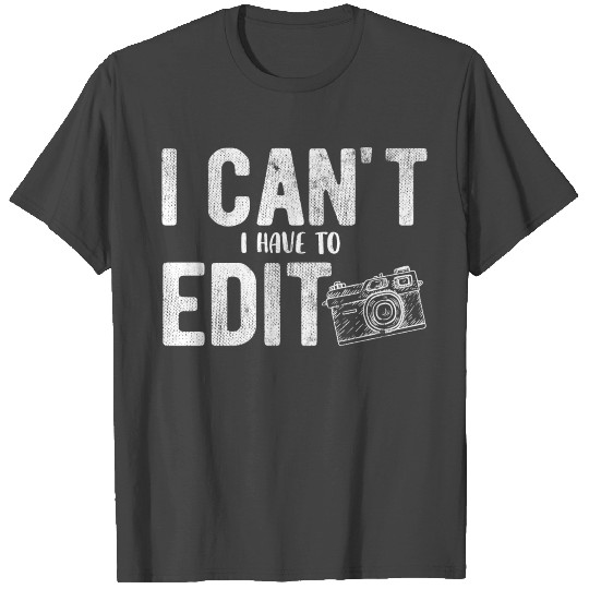 Photographer Photography Camera T Shirts