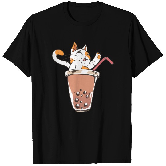 Corgi In The Bubble Tea Bubble Milk Tea Lover T Shirts
