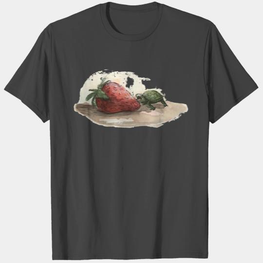 Turtles And Strawberry T Shirts