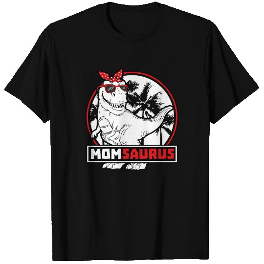Tyrannosaurus Dinosaur T-Rex Momsaurus T Shirts