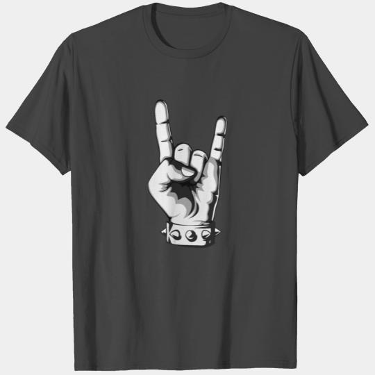 Rock And Roll Finger Sign Music Cool Rock Band Pun T Shirts