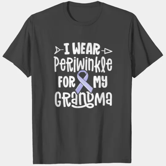 I Wear Periwinkle For My Grandma Stomach Cancer T Shirts