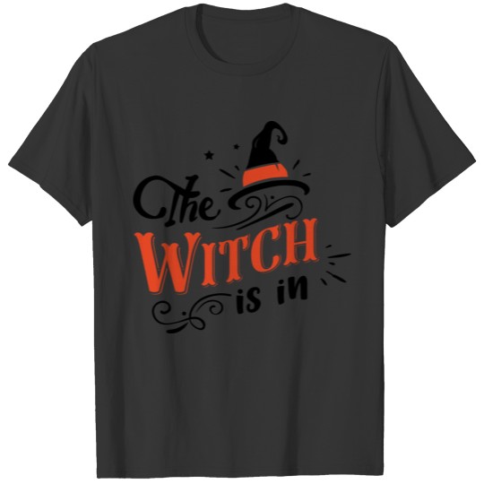 The witch is in T-shirt