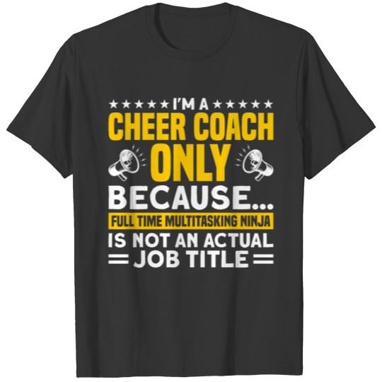 Cheer Coaching Coaches Cheer Coach gift T-shirt