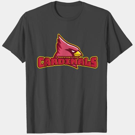 Rise Up Red Sea Cardinal Bird Football T Shirts