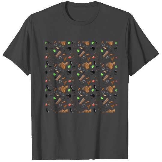 Horse Pattern | Horseback Riding Pony Stallion T Shirts