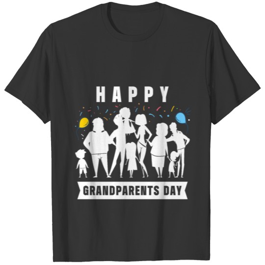 Grandparents Day Grandma Grandpa To Be Trusting T-shirt