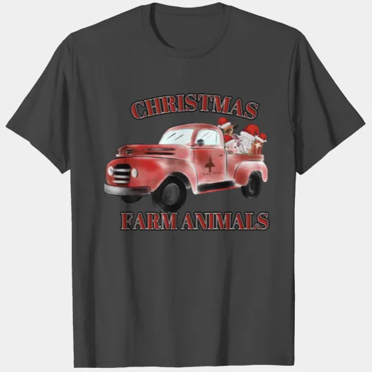 Christmas Farm Animals T Shirts