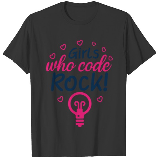 girls who code rock 01 T-shirt