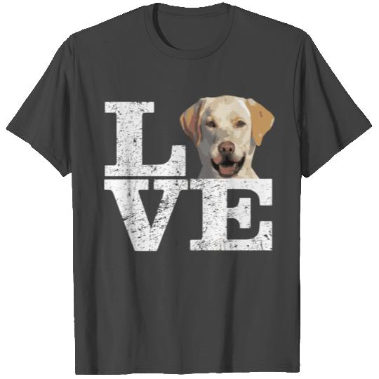 I Love My Yellow Lab T Shirts Labrador Retriever Dog