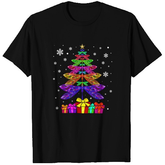 Dragonfly Christmas Tree T Shirts Dragonflies Bugs I