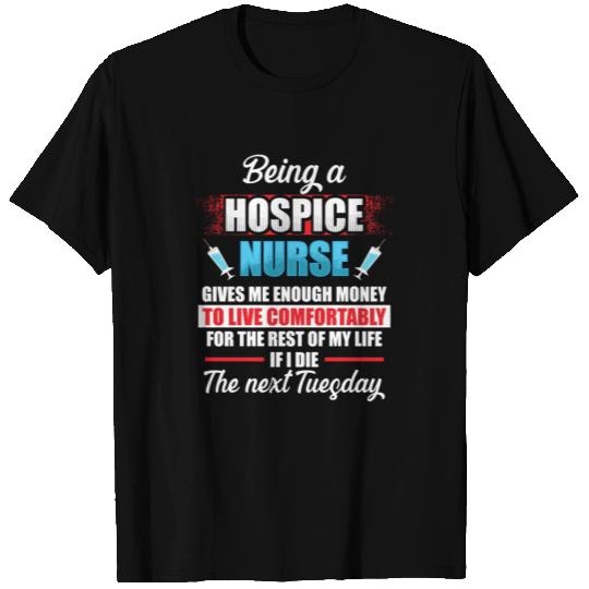 Hospice Nurse Money Nursing RN DA1 graphic T Shirts