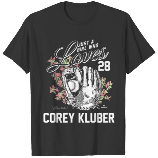 Just A Girl Who Loves Corey Kluber T-shirt