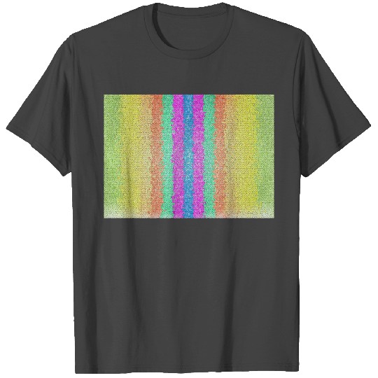 Colorful Snake Skin Pattern T Shirts