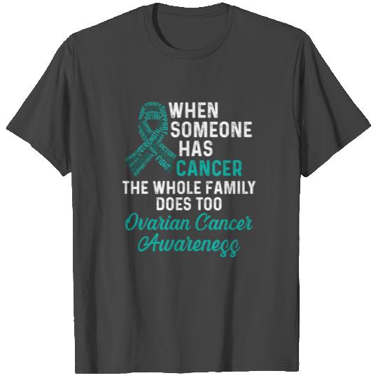 Ovarian Cancer Survivor Family Ovary Warrior T Shirts