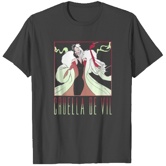 101 Dalmatians Cruell4 De Vil Portrait Box Up T T Shirts