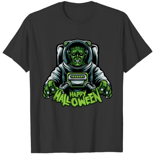 Astronaut Franky Happy Halloween T-shirt