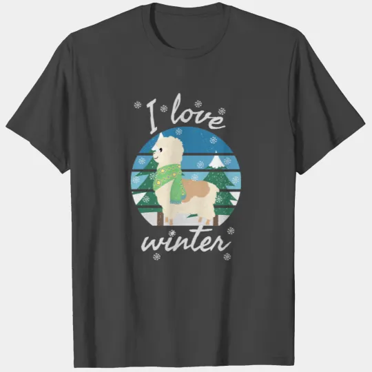 I Love Winter | winter lovers | winter holidays T Shirts