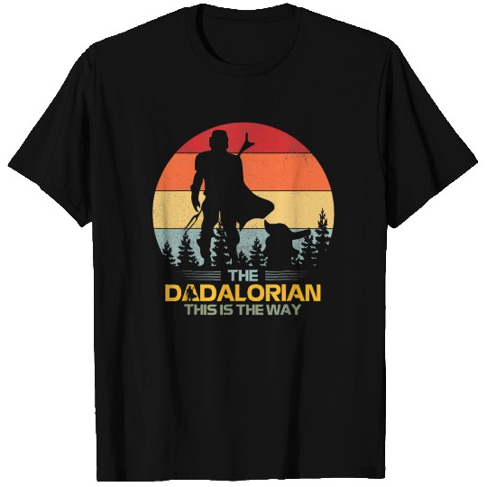 Mens Father s Day Idea This Is The Way Dadalorian T Shirts
